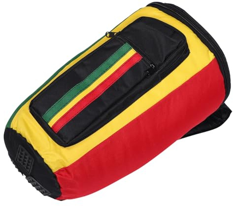 8 Zoll Djembe Trommeltransporttasche mit Rucksackgurten | Oxford Stoff, Gepolsterte Träger, Sicherer Sitz, für Reisen und Auftritte, Zubehör für Percussion