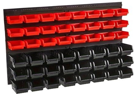 FewNvWa Contenitore Portaoggetti da Parete per Garage, Organizzatore di Attrezzi per Capannoni, Magazzini E Bulloni