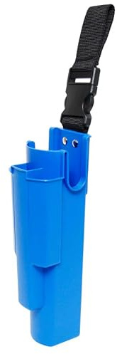 Bayersan Window Cleaning Bucket on Belt – Royal Blue – Hands-Free Utility Tool Holder for Squeegees, Scrapers & Cleaning Accessories – Lightweight, Durable Belt Pouch for Professionals