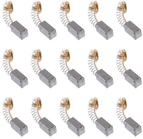 HAPINARY Escobillas De Carbón Para Taladro Eléctrico, Repuesto Eléctrico Resorte Resistente, Tamaño Pequeño 5x8x12.5mm, 40 Piezas Para Herramientas De Perforación y Reparación En Ambientes Calientes