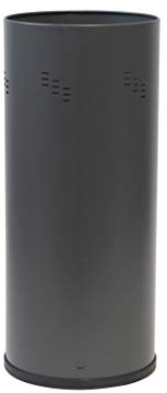 kela Regenschirmständer Edelstahl, Regenschirm Halter mit Wasserauffangwanne, Höhe 50 cm, SWING, dunkelgrau