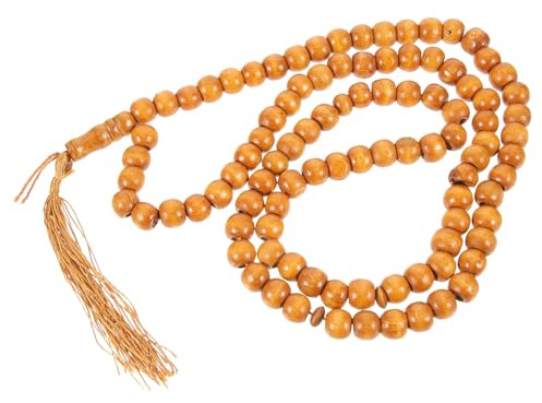 Holz Tasbih Gebetskette 99 Muslimischen: Islamischen Gebet Perlen Rosenkranz Perlen 10Mm Zikr Tasbeeh Misbaha Masbaha Tespih Holz Perle Halskette