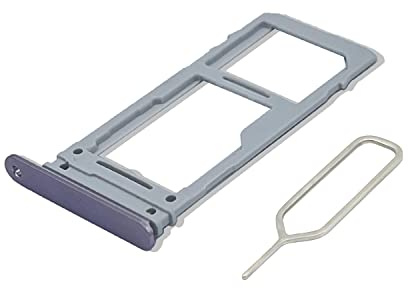 Eonpam Tiroir Carte SIM pour (Samsung Galaxy Note 9) Support Qualité d'origine Remplacement Plateau Memory SD Slot Carte SIM avec Aiguille SIM(Violet)