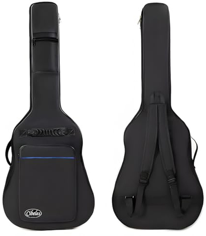 cibeles Funda para Guitarra clásica y Flamenca con Acolchado de 5mm, Marca