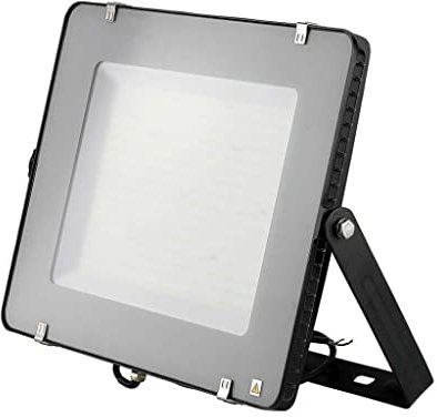 V-TAC Faro LED da Esterno con Chip Samsung 300W - [Ultima Generazione] - IP65-34500 Lumen - Proiettore LED Esterno Colore Nero - Impermeabile - Luce Bianca Fredda