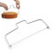 Coupe-Gâteau, Coupe-Gâteau à Fil, Coupe Gateau 2-Wire Réglable En Acier, Fil De Coupe De Gâteau, Couteau Gateau à Trancher, Inoxydable Couteau Gateau à Trancher Coupe, Coupe-Gâteau En Acier Inoxydable