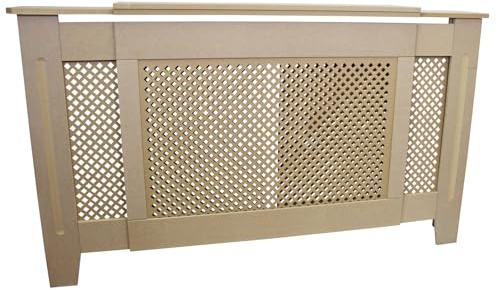 MonsterShop Heizkörperverkleidung Heizkörperabdeckung Heizkörper Abdeckung Heizungsabdeckung Gitter Abdeckung 1400mm-1920mm L x 820mm H x 205mm B