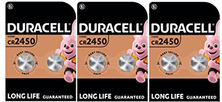 6 x Duracell CR 2450 Lithium (3 Blister mit je 2 Batterien) 6 Batterien