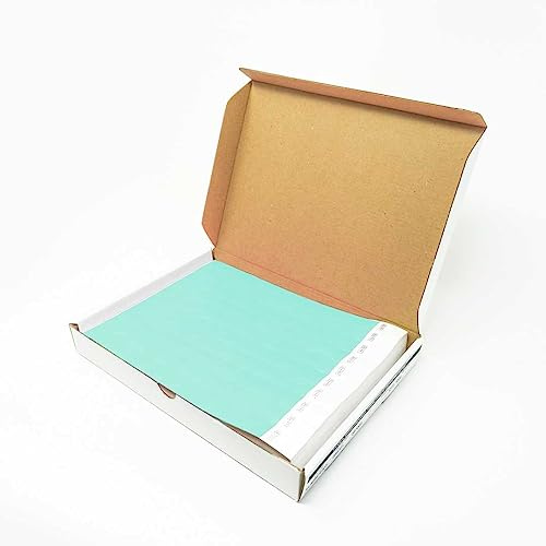 ID&C 1000-Pack Aqua Tyvek Wristbands – Durable, Waterproof, Tamper-Proof Bands for Crowd Control & Events