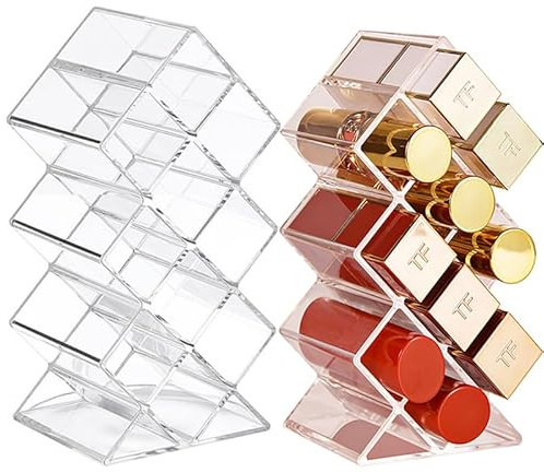 Bustlwor Lippenstift Organizer, Schminktisch Organizer, Aufbewahrungsbox Schminktisch, Geeignet für Schlafzimmer, Badezimmer, Tische und andere Orte