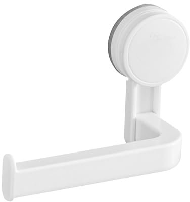Generic Porte-rouleau de papier toilette à ventouse – Porte-rouleau de papier toilette à coller avec ventouse | Support mural pour rouleau de papier toilette | Porte-rouleau de papier toilette