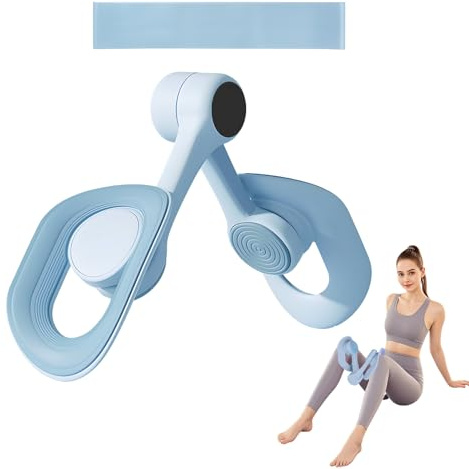EliphonTowne Pelvic Floor Exercise Devices - Anti-Slip Design Kegel Pelvic Floor Trainer for Women, Resistance Band, Thigh Exerciser Home Gym Equipment 0717