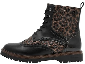 S.Oliver Dam spetsstövel platt 5–25232–43 stövletter, leopard comb, 37 EU, Leopard Comb, 37 EU