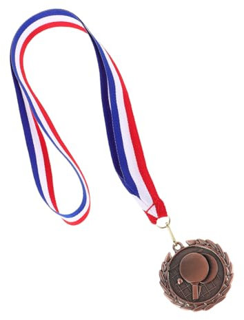 BESTonZON Tischtennis Medaille Für Auszeichnungen Sportpartygeschenke Studentenpreismedaille Tischtennispreismedaille Preismedaille Studenten Wettkampfmedaille Junge Mädchen Medaille