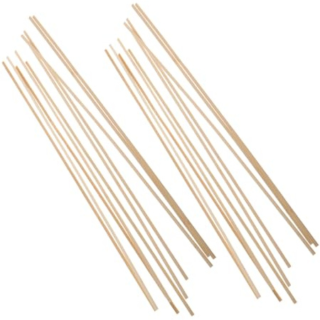 Yardwe 20 Stück Windspiel BAU Stäbe Bambus Dowel Sticks für DIY Kites Bastelmaterialien für Kreative Projekte für Familienaktivitäten und Schulprojekte