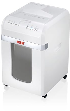 HSM shredstar Autofeed X200 Aktenvernichter I Partikelschnitt 4x12 mm | Sicherheitsstufe P-4 I Stapel Schredder für Papier, Kreditkarten, Heft-/Büroklammern I 30l Behälter I 200 Blatt I 2 J. Gar.