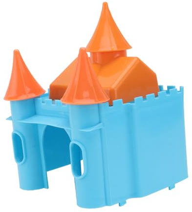 Hohopeti Plastik Hamsterhaus mit Halbgeschlossenem Design zur Temperaturerhaltung Luxuriöses Schlafnest für Zwerghamster und Kleine Haustiere Ganzjährig Geeignet Sicheres Zufällige Farbe