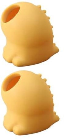 Silicone Egg Separator with Flexible Design 2pcs for Cooking | Yellow, Practical Yolk and White Divider, Compact Kitchen Tool for Friends Who like Cook