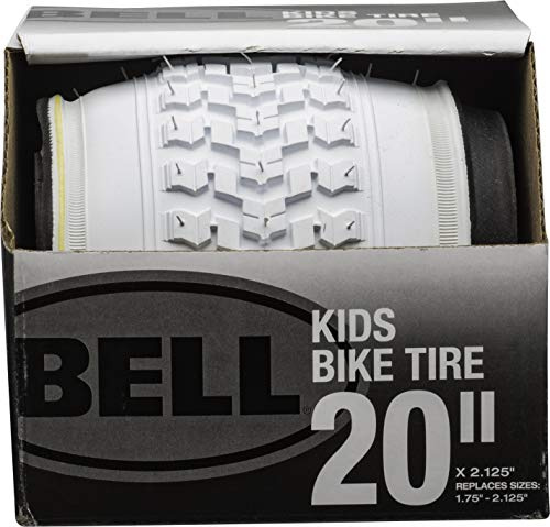 Bell Kids Bike Tire, 20 x 1.75-2.25, White