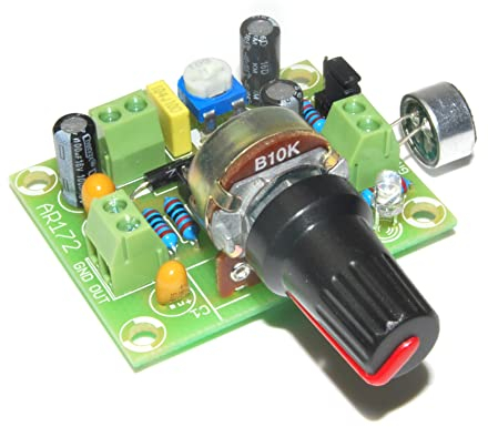 ArliKits AR172 - Amplificatore per microfono, regolabile in elettromagnete, verde
