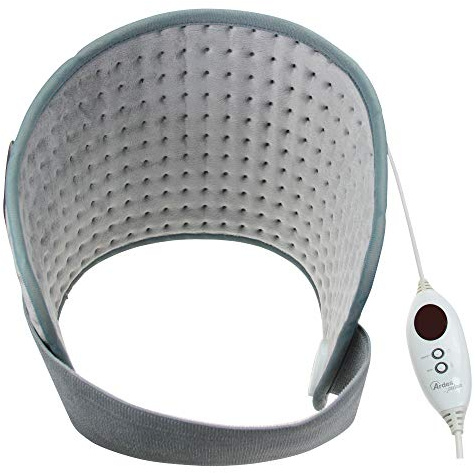ARDES - AR4H03 Coussin Chauffant Électrique Rapide Dos Ventre Jambes, Ceinture Lombaire Chauffante Électrique En Microfibre Douce Avec Fermeture Velcro