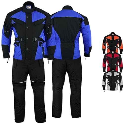 German Wear 2-teiler Motorradkombi Cordura Textilien Motorradjacke + Motorradhose