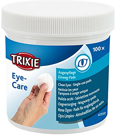 TRIXIE 29391 Eye Care Augenpflege, Pads, 100 St.