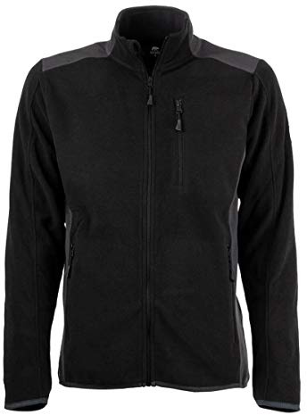 FORSBERG Brodir III, bequeme Fleecejacke, leicht, hochwertig und stylisch, Farbe:schwarz/grau, Größe:XL