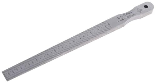 BIlinli Calibro Conico Calibro di Saldatura Spessimetro a Cuneo Spessimetro Spessimetro a Cuneo Strumento di Misura del Foro 1-15mm 0,5-10mm 0,4-6mm