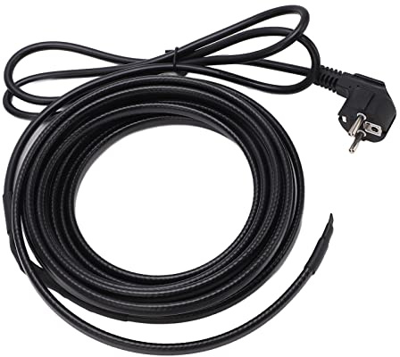 Rohr Wärme Kabel, mit Anzeige Licht und Stecker, Kann in 2 Minuten auf 70 ° F Erhitzen, 5 Meter Wasserdichtes Heizkabel Zum Schutz Der Rohre Vor Ruptur Durch Einfrieren(EU 220V)