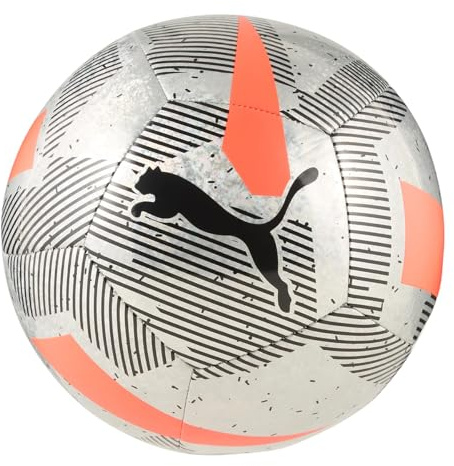 PUMA Pallone da allenamento CAGE - Palloni da allenamento Unisex, Glowing Red-PUMA Black, 5