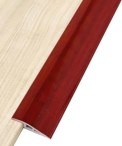 AVLLSO Skirting board trim Self Adhesive Uneven Floor Transition Strip, Flexible Molding Trim, PVC Laminate Floor Door Strip(#2,5cm W 1.3cm H)