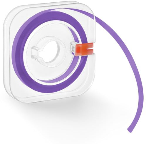 OFFCUP Tira de Pulido Dental, 1PCS 50μm 6m/ Rollo Dental Diente Abrasivos, Blanqueadores de Dientes Bandas Abrasibas Diente Papel De Lija Dental para Limpieza Dental y Teeth Whitening (Púrpura-Gruesa)