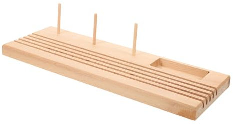 DIYEAH Wooden Thread Holder Rack for Quilting and Sewing Solid Spool Organizer for Embroidery Convenient Craft Storage Solution for DIY Projects