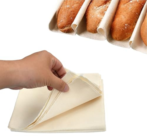 3 Pcs Bread Fermented Cloth,Large Bakers Cloth,Linen for Baking Bread,Breads Clothes,for Rolling Dough, Making Bread and Pastries(75 x 45 cm)