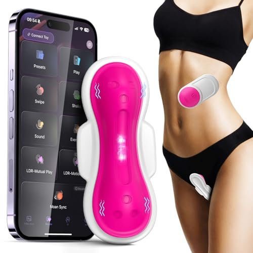 Clitrous Vibrator Adult Sex Toys for Women Couples - Female Clitorise Stimulator Womens Vagina Toy with APP Remote Control, Vibrators with 9 Vibrating Modes, Sex Toyscouples Sexy Toýs for Woman Quiet