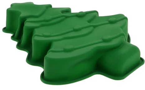 WEKADRIN Stampo Da Forno Fai Da Te Albero Di Natale in Silicone Alimentare, Stampo Per Muffin Natalizio, Utensili Da Cucina Per Dolci Festivi, Resistente e Flessibile Per Torte e Dessert