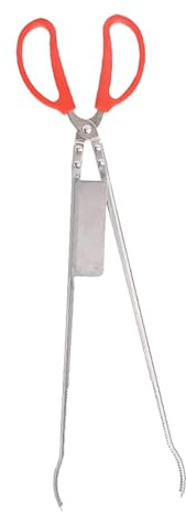 ERINGOGO Pinza per Granchio e Aragosta in Acciaio Inox Pinza da Pesca Manico Antiscivolo per Elicidi, Riciclare Rifiuti Esterno