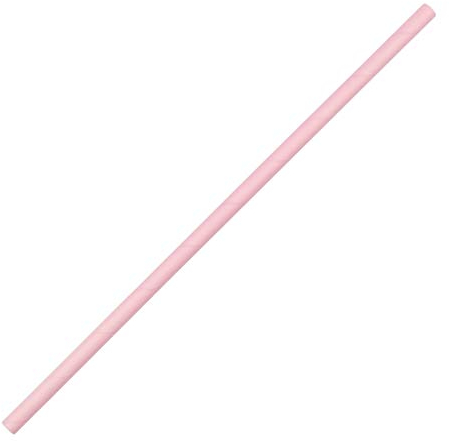 Fiesta Green Compostable Paper Straws Pink (Pack of 250)