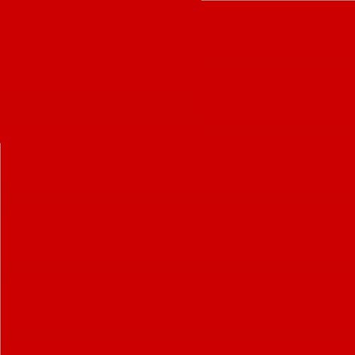 4 Stück LEE Nr. 106 Primary Red/Rot - Nr. 24 x 24 cm transparente, hitzebeständige, farbige Farbfolie für Foto Studio PAR 64 Scheinwerfer - Gel Farbfilter Filter Folie (4 Stück, Lee 106 Primary Red)