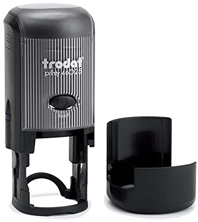 Timbro Autoinchiostrante Personalizzato Rotondo Diam. mm 25 - Personalizzabile per Ufficio - Professionale