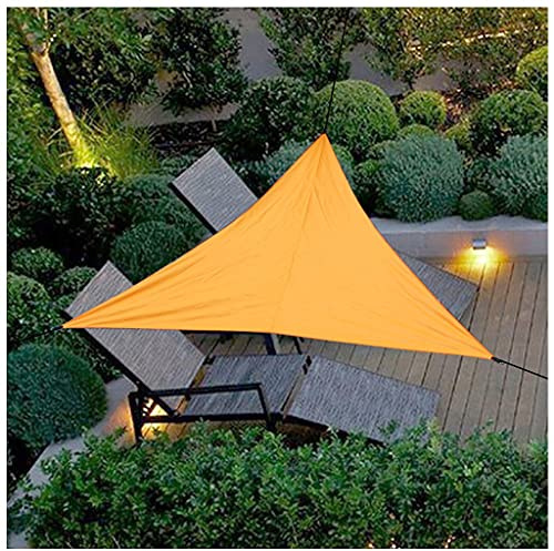 Voile D Ombrage Triangulaire, Voiles D'ombrage pour Patio, Voile Dombrage Toile Ombrage Imperméable, Toile de Rechange pour Parasol Bache pour Terrasse Toile Pergola ( Color : Orange , Size : 4x4x4m )