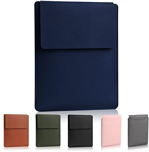 Housse pour ordinateur portable rembourrée fine et polyvalente compatible avec ordinateur portable 2022 Pro 14 / 2015 Pro 13.3 / 2015 Air 13.3 - Bleu roi