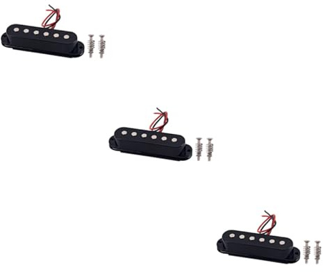 BESTonZON 3 Stück Single Coil Gitarren Tonabnehmer Single Humbucker Für Gitarrenmusikinstrumente Teile Gitarrenteile Gitarrenzubehör