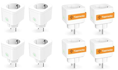 Refoss WLAN Steckdose Zeitschaltuhr Steckdose mit Fernbedienung, Tasmota Steckdose mit Stromzähler, ESP8266 Smart Plug Kompatibel mit Home Assistant