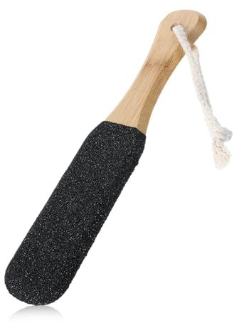 Oruola Lima per piedi per pelle morta, scrubber per talloni, lima per tallone con manico Nanzhu, filtro per piedi da 21 cm, pietra pomice per piedi screpolati, talloni, gomiti, mani, rimuovere la