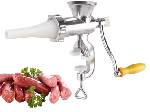 Tritacarne manuale per uso domestico, tritacarne a manovella | tritacarne a mano – tritacarne ergonomico – tritacarne – tritacarne di buon gusto