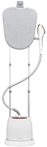 ProfiCare® Stand-Dampfglätter | schnell einsatzbereit | bis zu 40 min. bügeln | neigbares Bügel-Board | höhenverstellbar | inkl. Handschuh | 1580W | Tank 1,5L | Dampfbügler Steamer | PC TDC 3128