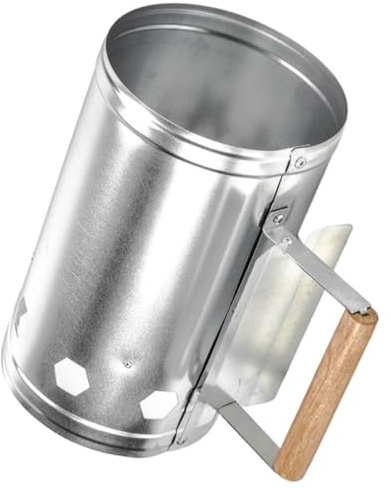 IMIKEYA Holzkohle-kaminstarter Mit Lüftungsschlitzen Für Schnelles Anzünden Tragbar Für Camping Garten Und Outdoor-Grillen Geeignet Für Holzkohlegrills Und Barbecues