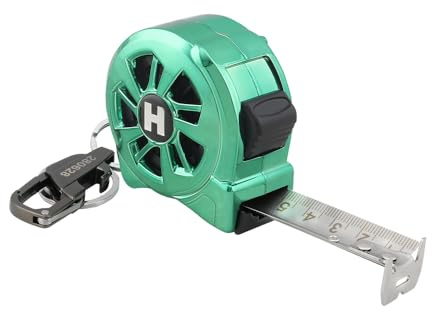 Hoteche Edelstahl-Maßband 5M×25MM | ABS-Gehäuse, Lasergravur, Farbschachtel + Reißverschlusstasche
